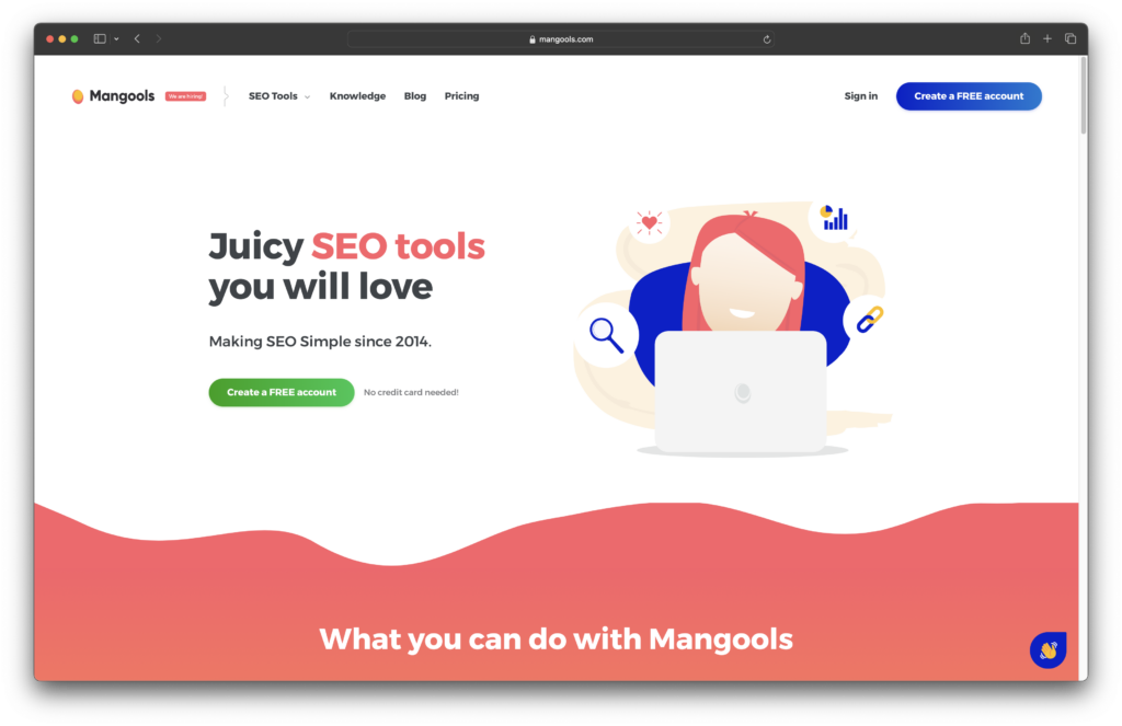 Mangools SEO Tool for Creative Service Providers | The Comma Mama Co 